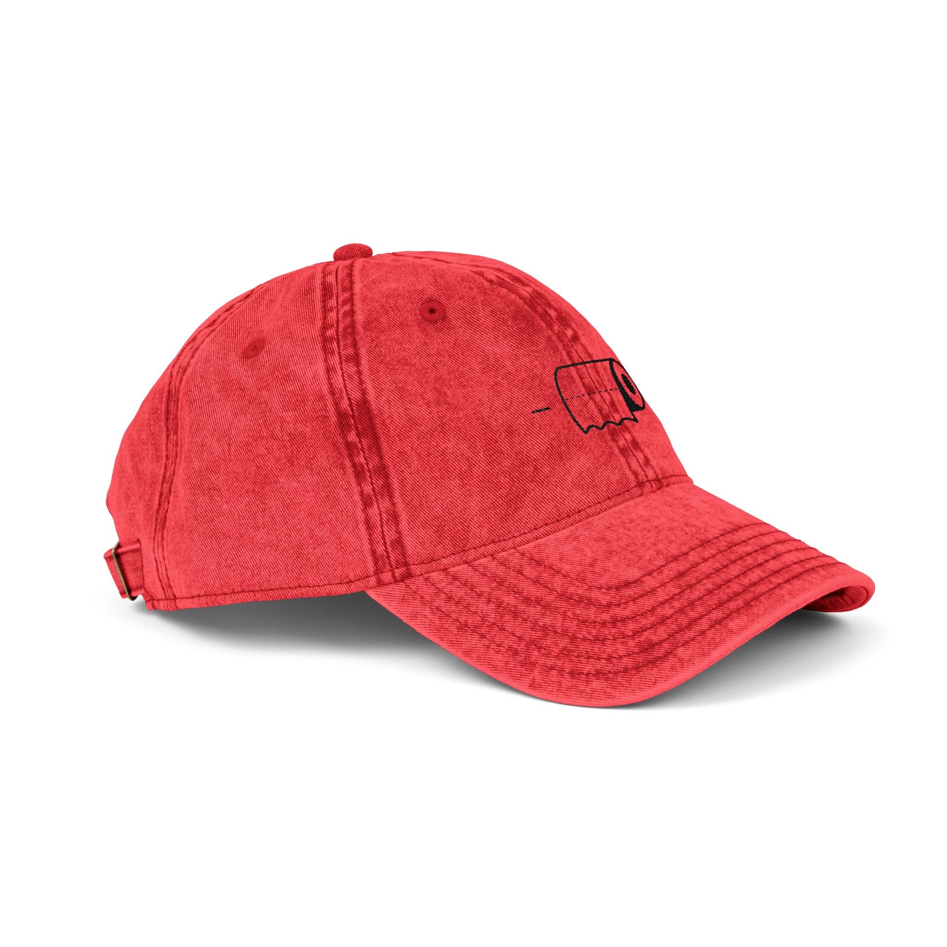 Out of Roll, Out of Fucks – Vintage Red Shitcap