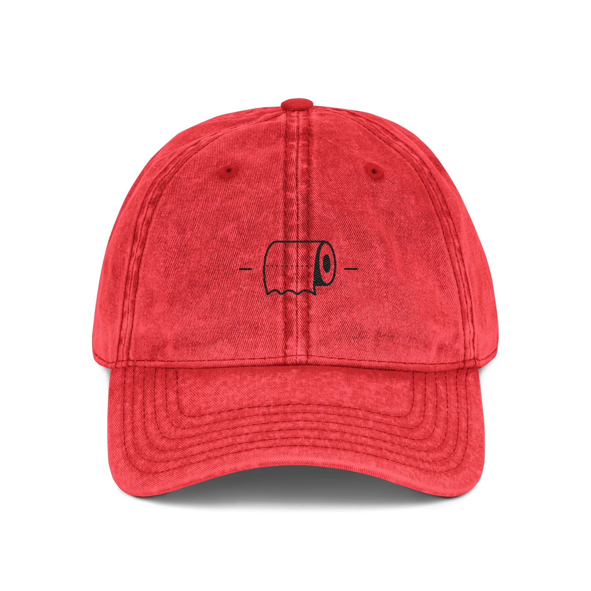 Out of Roll, Out of Fucks – Vintage Red Shitcap