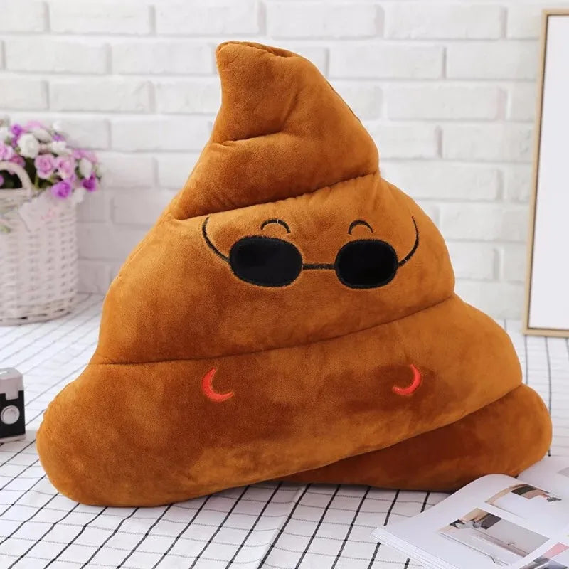 Funny Poop Plush Stuffed Doll Toy Christmas, Birthday Halloween Children Gifts Strange Poop Pillow