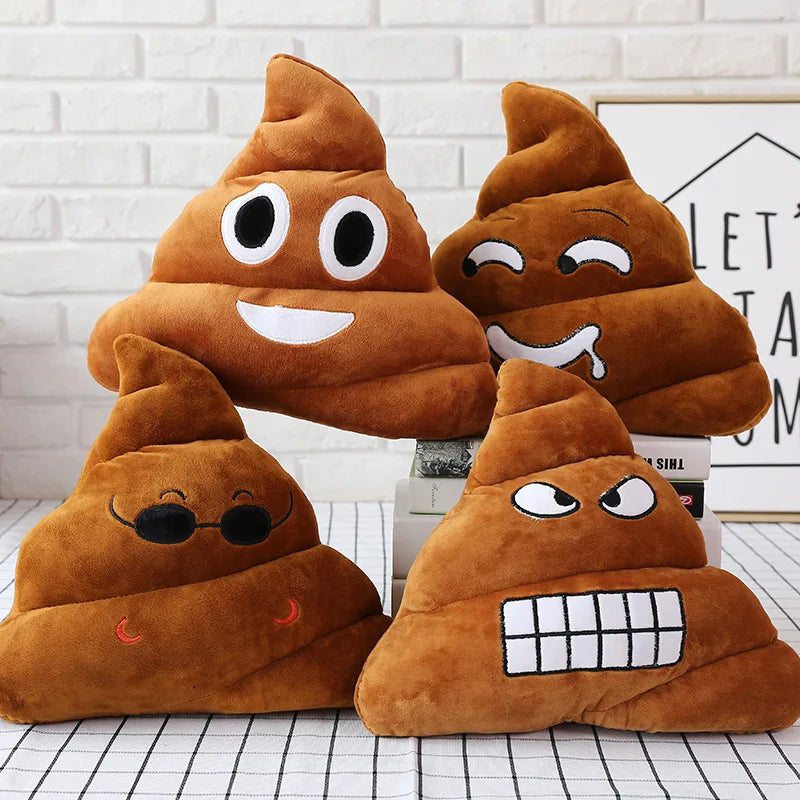 Funny Poop Plush Stuffed Doll Toy Christmas, Birthday Halloween Children Gifts Strange Poop Pillow