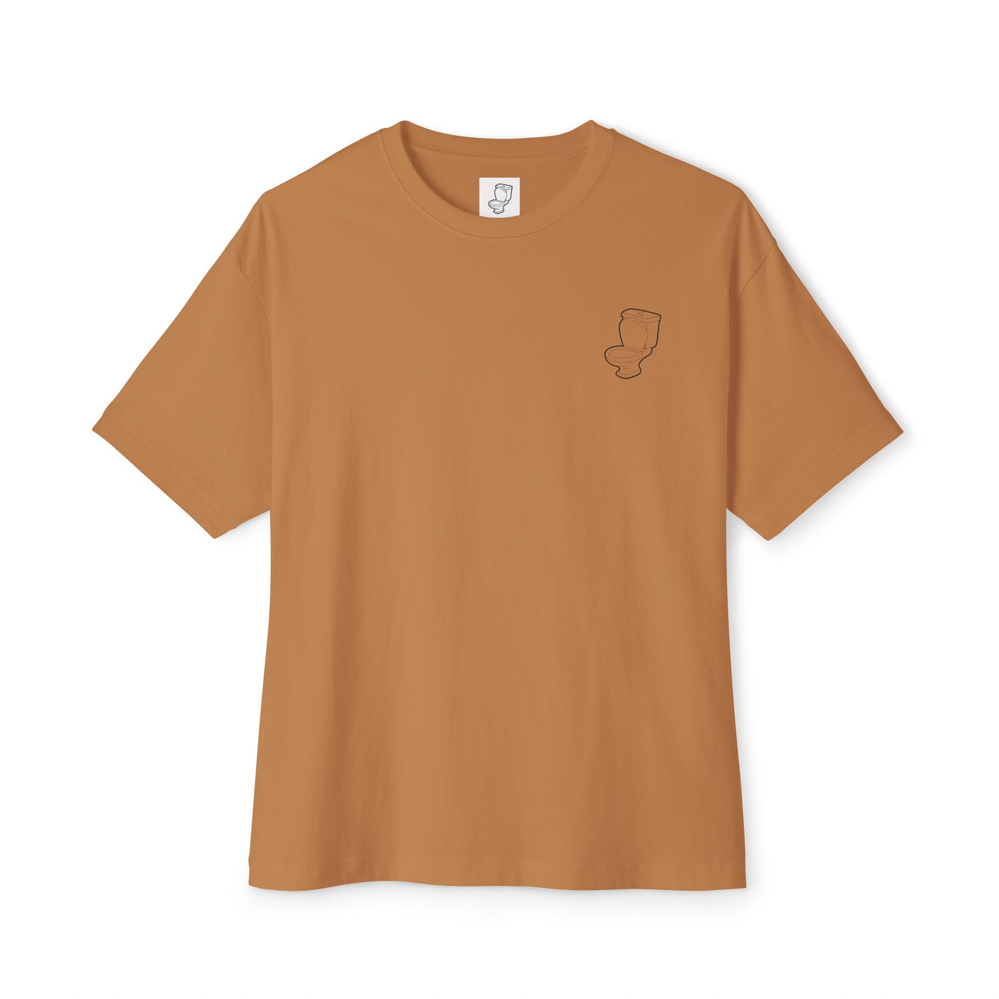 “Flush It” Tee, For absolute Gigachads And Legends, Oversized (like your mom)