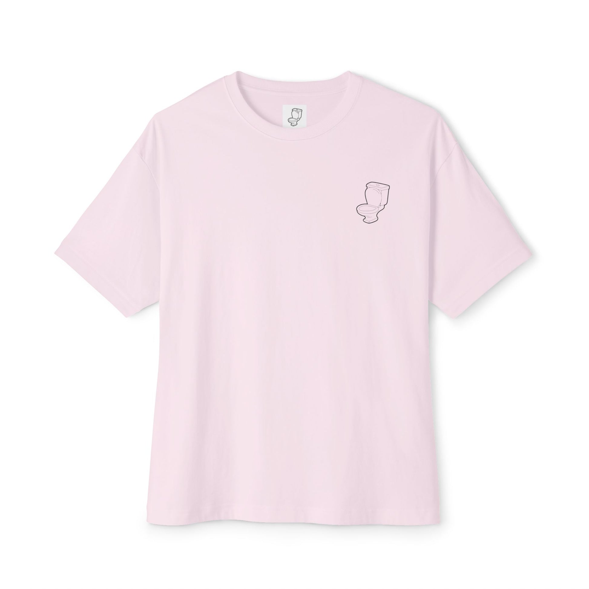 “Flush It” Tee, For absolute Gigachads And Legends, Oversized (like your mom)