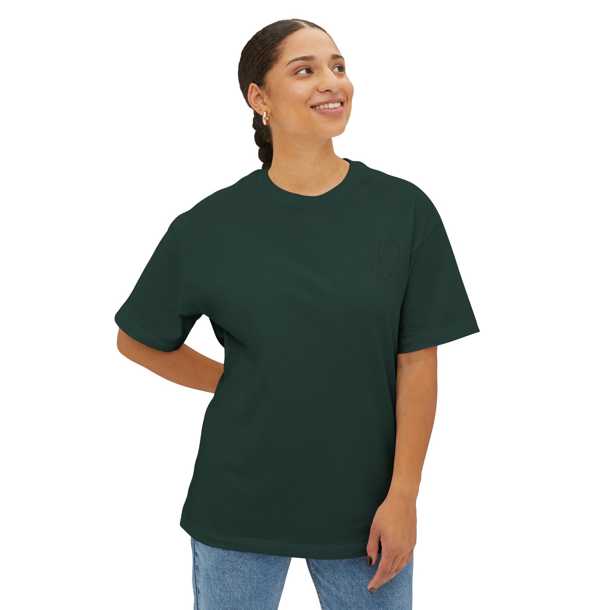 “Flush It” Tee, For absolute Gigachads And Legends, Oversized (like your mom)