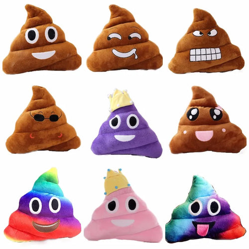 Funny Poop Plush Stuffed Doll Toy Christmas, Birthday Halloween Children Gifts Strange Poop Pillow